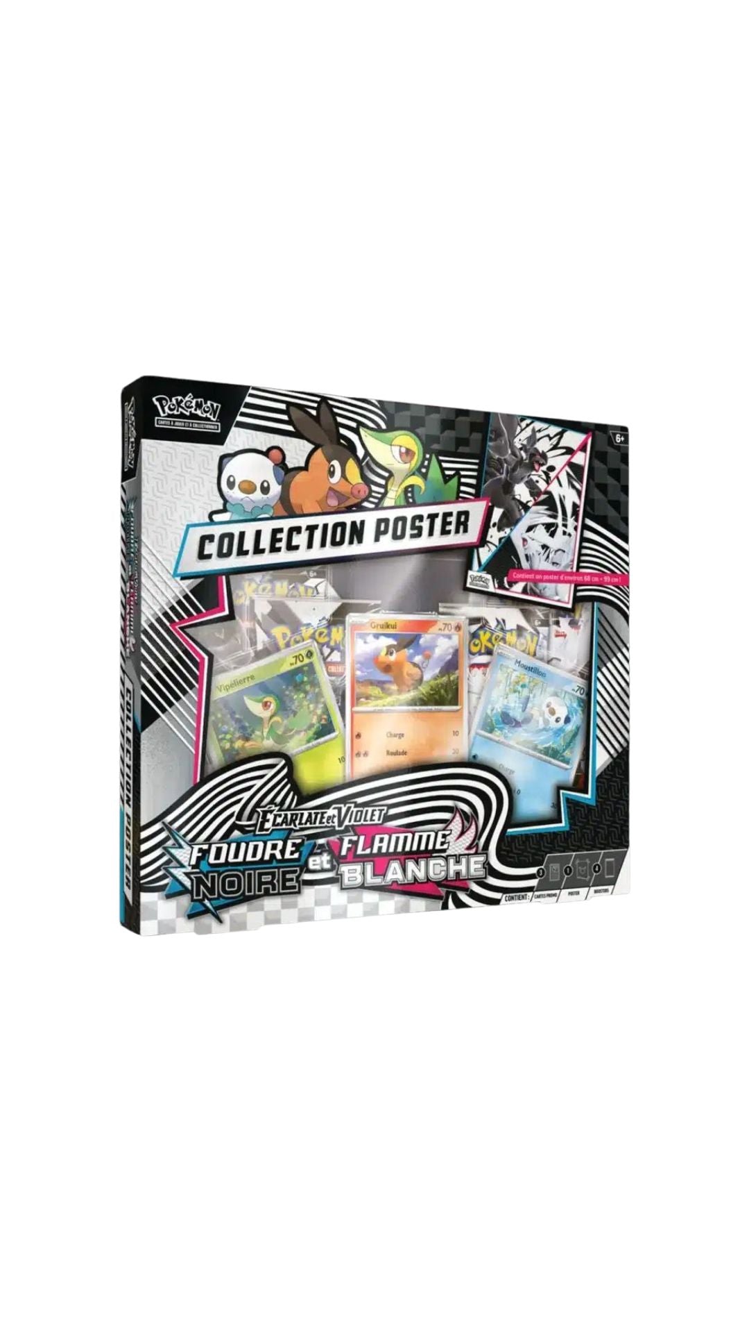 Coffret Poster Foudre Noire / Flamme Blanche