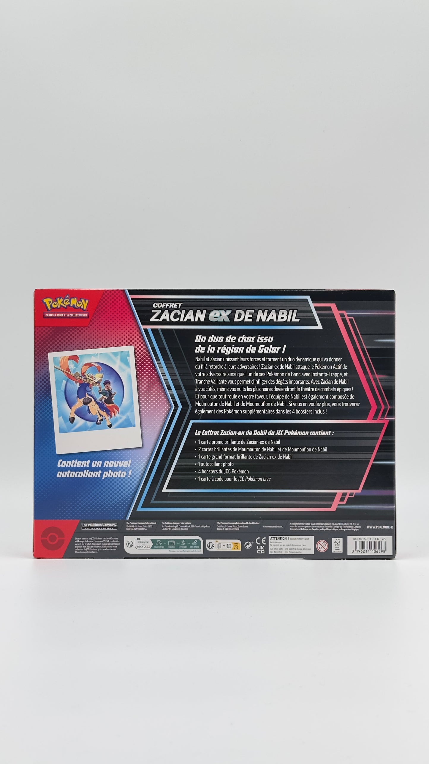 Zacian Ex de Nabil