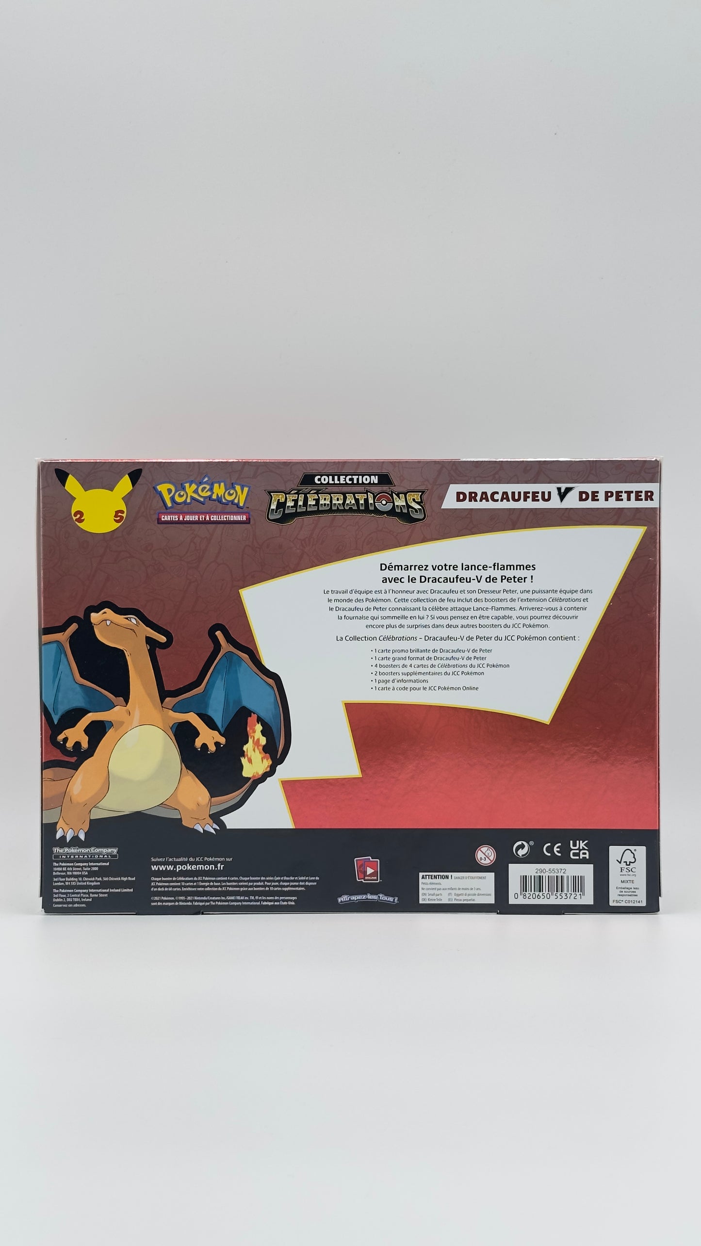 Coffret Dracaufeu Célébrations 25 ans