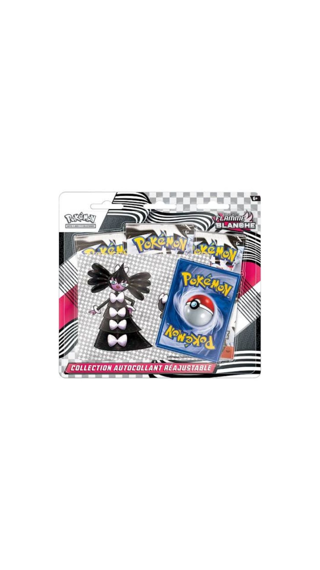 Tripack Autocollant Flamme Blanche