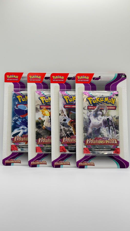 Artset de Blisters Évolution à Paldea