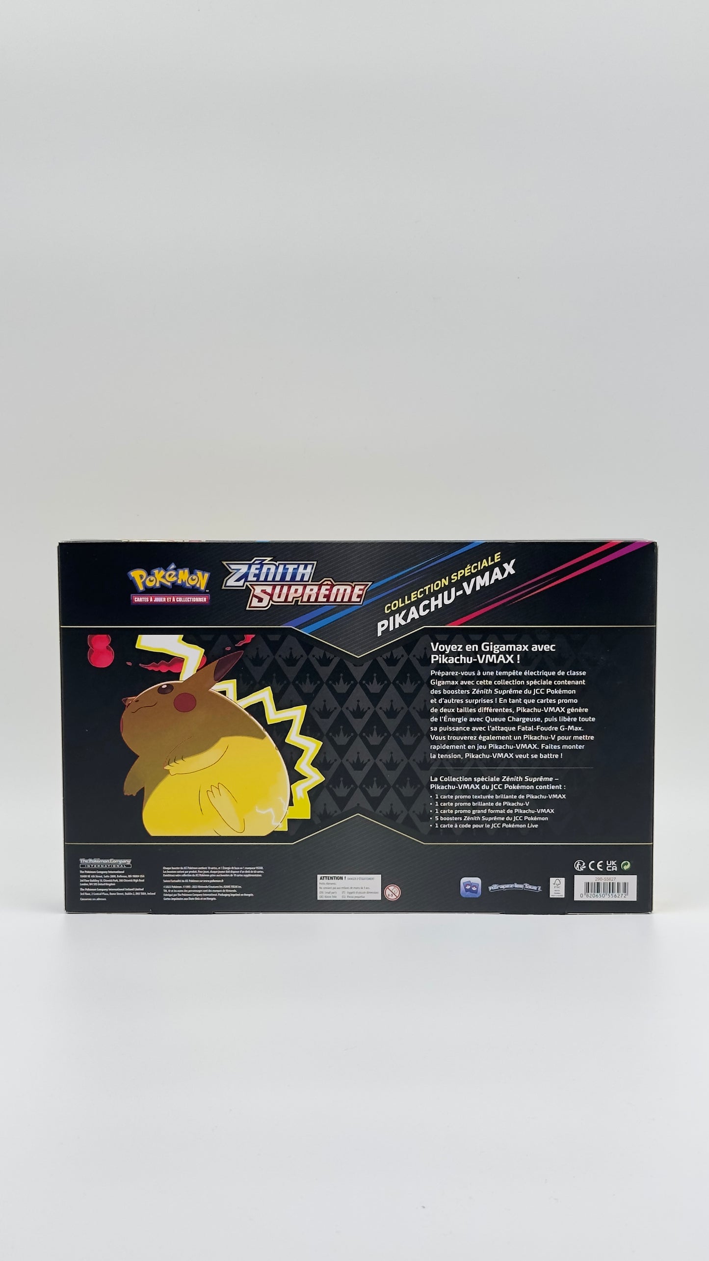 Coffret Pikachu Vmax Zénith Suprême