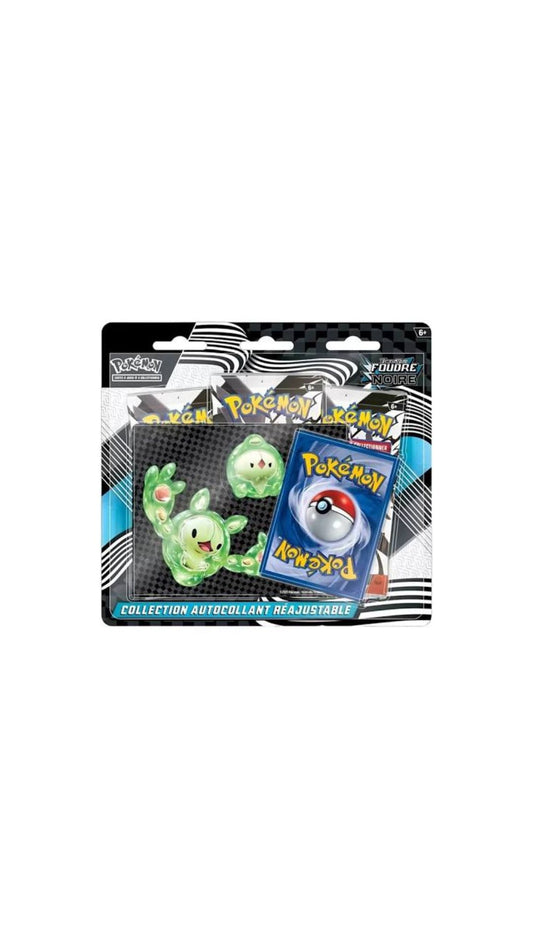 Tripack Autocollant Foudre Noire